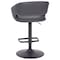Flash Furniture Gray Vinyl Adjustable Height Barstool CH-122070-GYBK-GG - alternate 10